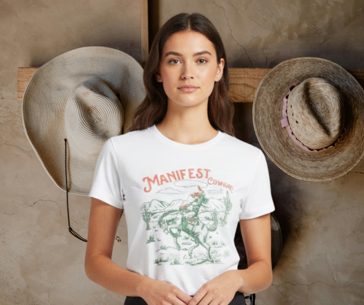 Manifest Cowgirl Vintage Tee – For the Rider, Dreamer & Doer in All of Us