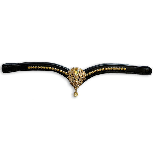 Champagne Ultra Bling Horse Browband