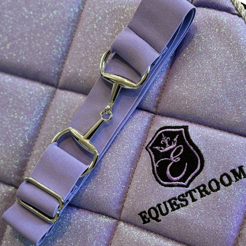 Lavender Elastic Equestrian Belt