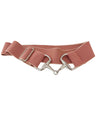 Powder Pink Elastic Adjustable Bit Belt