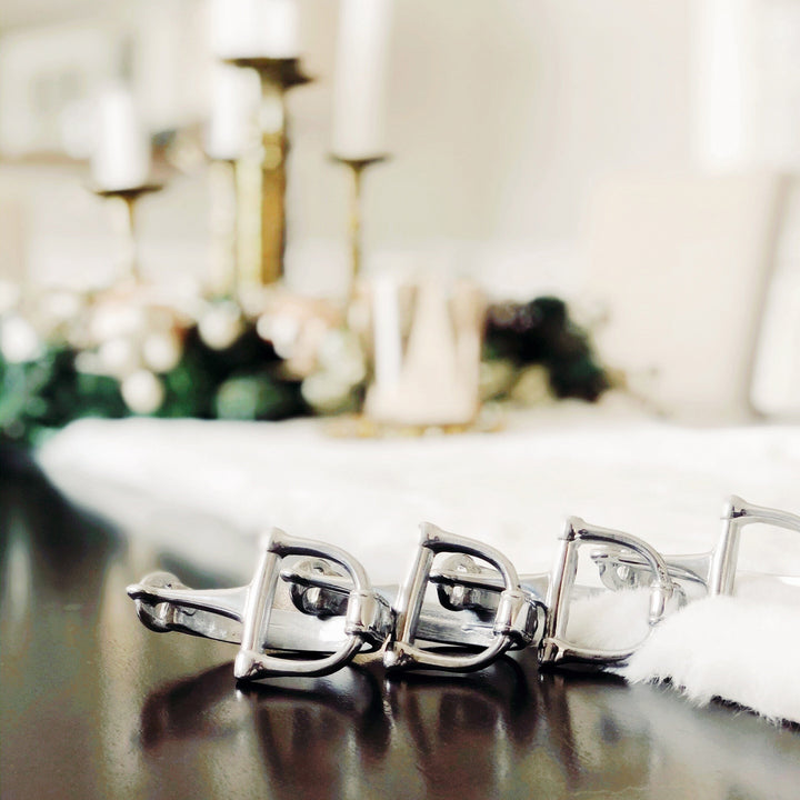 Equestrian Bit Napkin Rings – Elegant Dining Accents & Perfect Gift for Horse Lovers