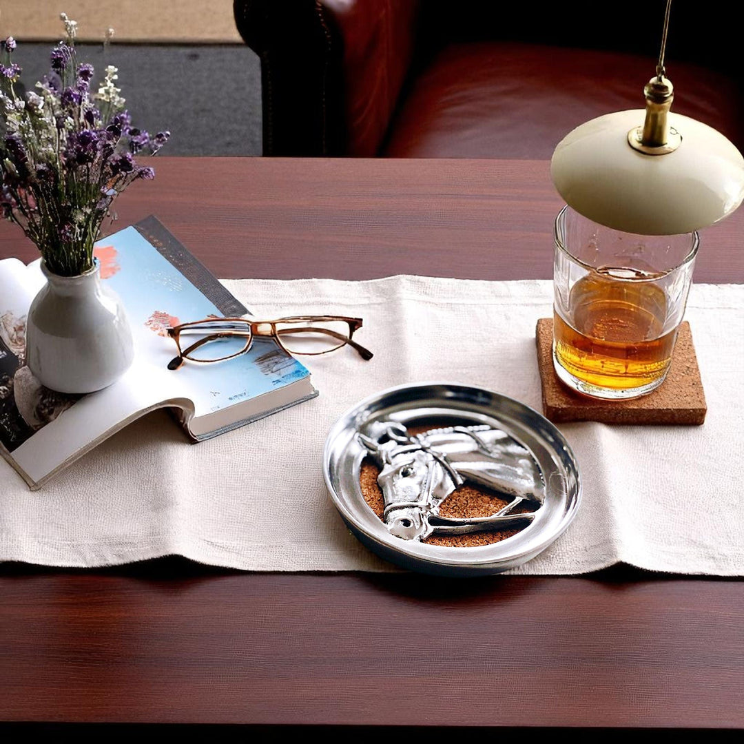 Equestrian Horse Coaster Set – Elegant Drink Coasters for Horse Lovers & Entertaining