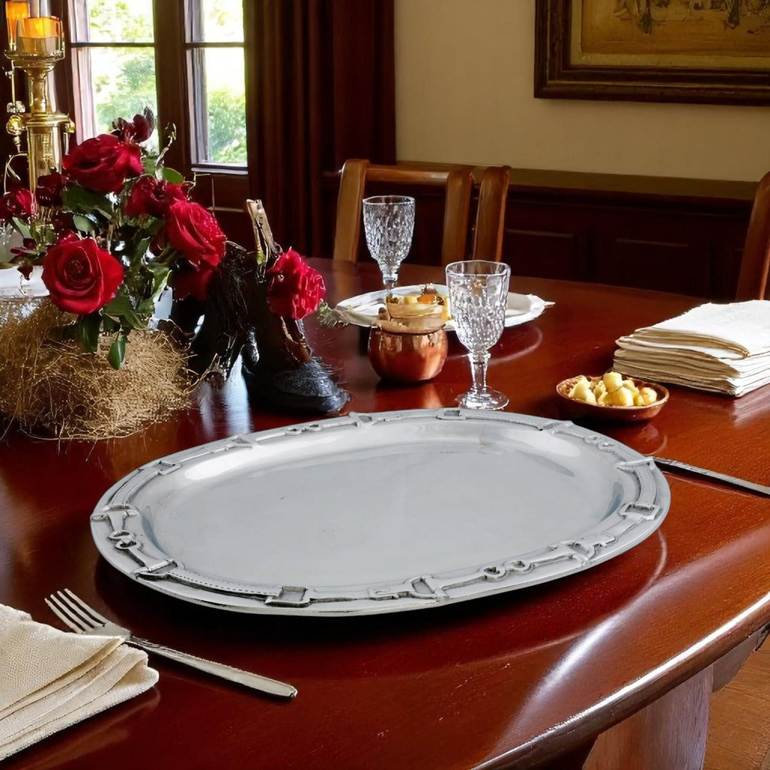 Equestrian Oval Platter