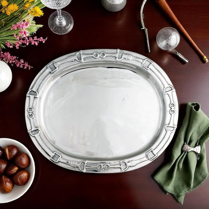 Equestrian Oval Platter