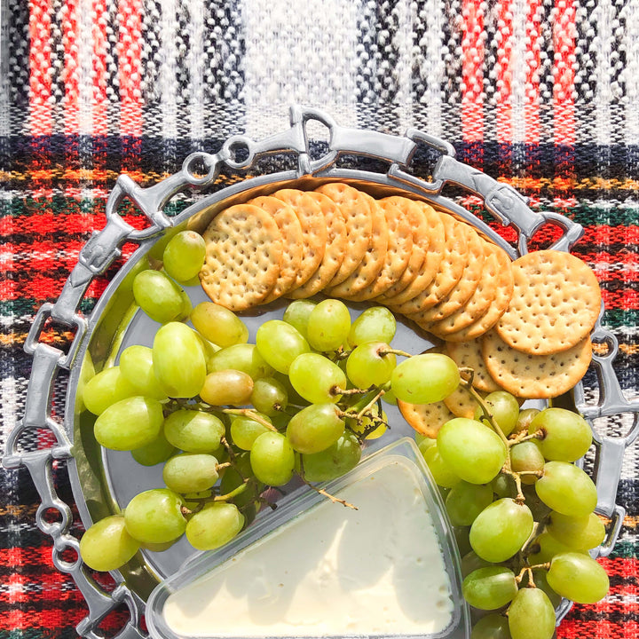 Equestrian Round Tray 12