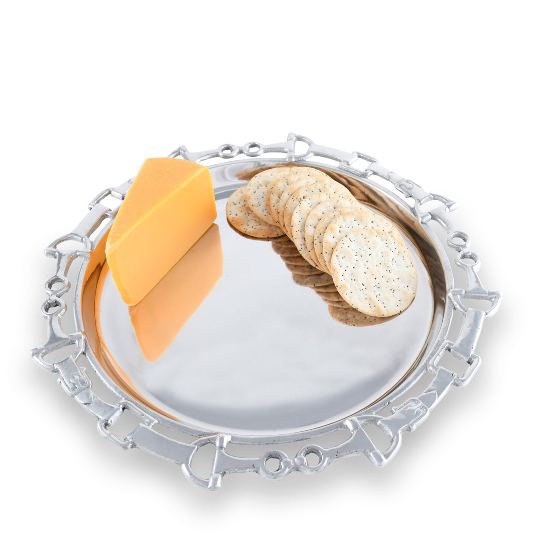 Equestrian Round Tray 12