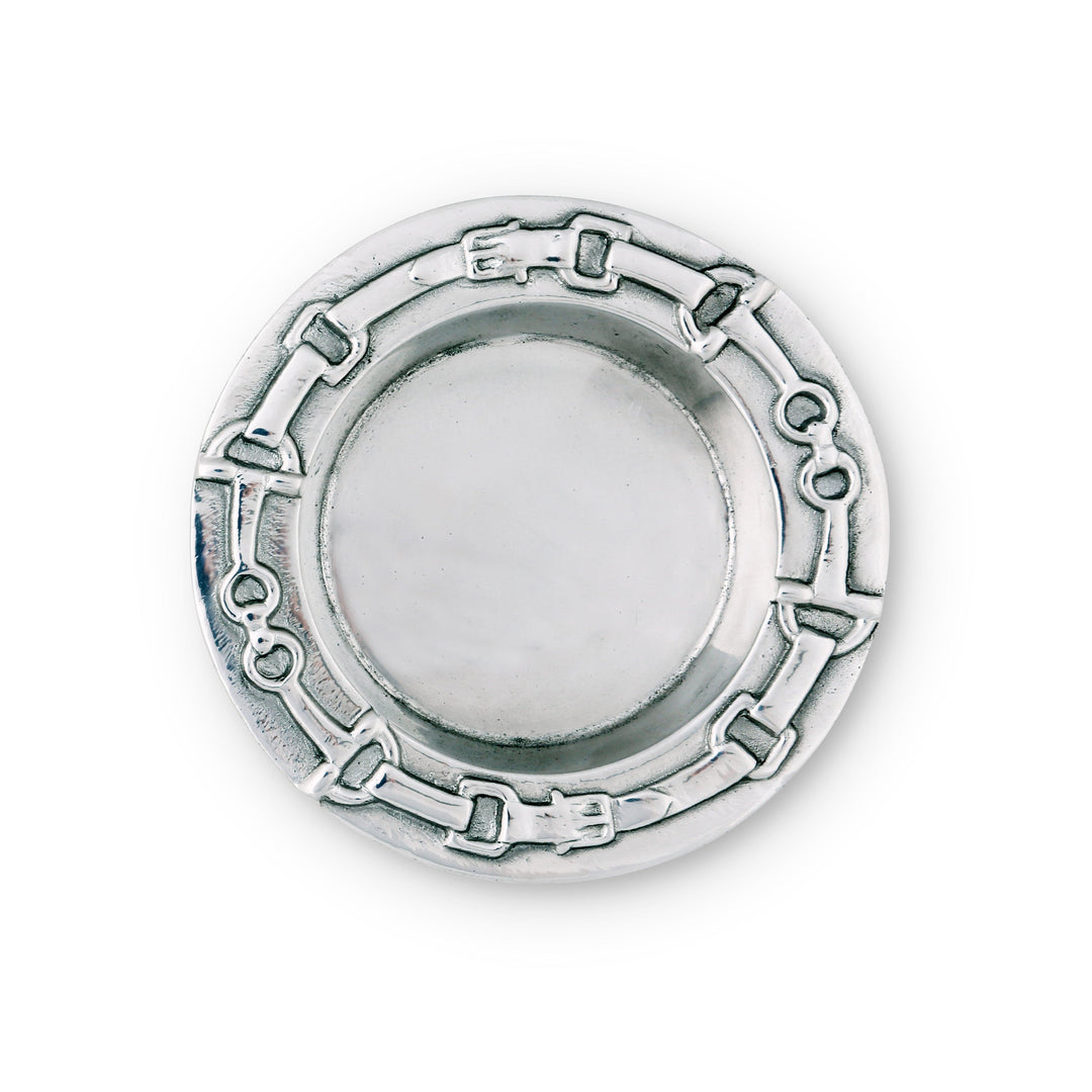 Silver Equestrian Wine Bottle Coaster – Elegant Equestrian Gift or Competition Prize