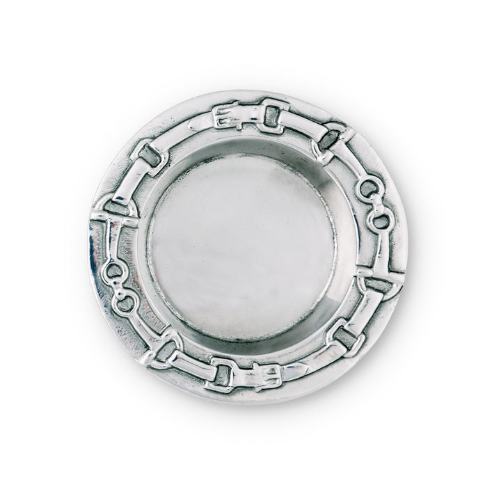 Silver Equestrian Wine Bottle Coaster – Elegant Equestrian Gift or Competition Prize