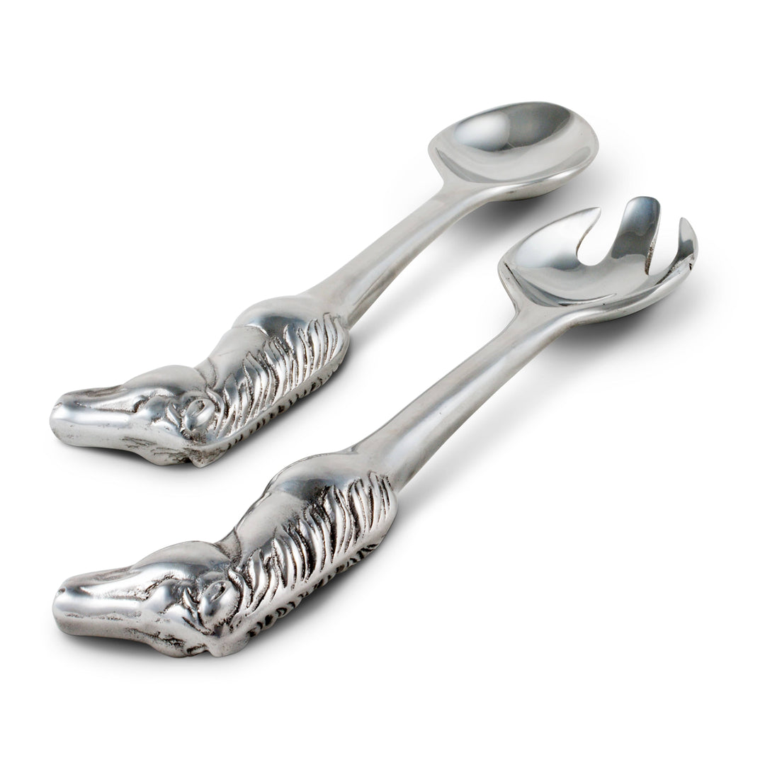 Equestrian Horse Serving Set – Handcrafted Elegance for the Equestrian Home or Trainer Gift