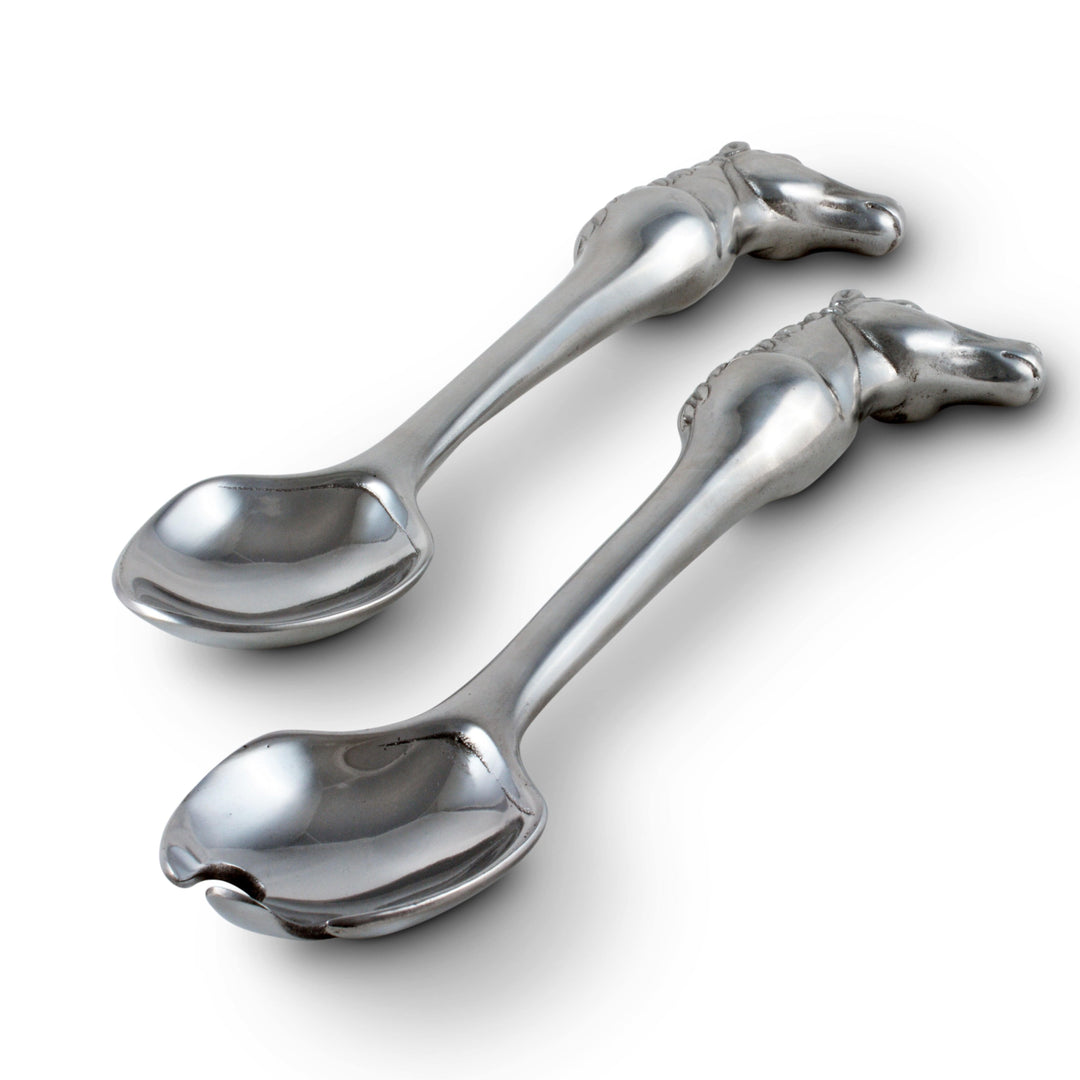 Equestrian Horse Serving Set – Handcrafted Elegance for the Equestrian Home or Trainer Gift