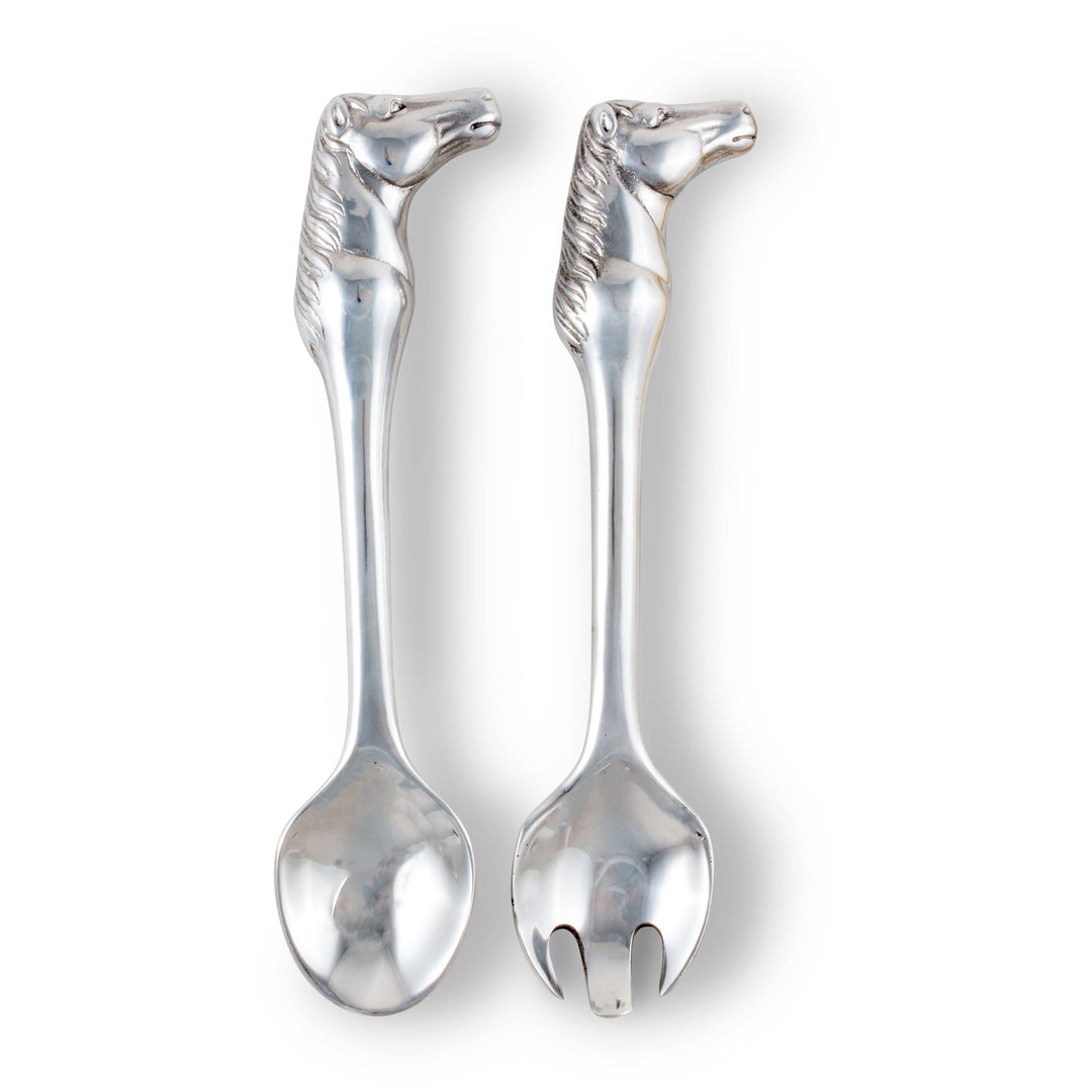 Equestrian Horse Serving Set – Handcrafted Elegance for the Equestrian Home or Trainer Gift