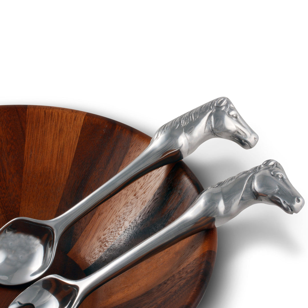 Equestrian Horse Serving Set – Handcrafted Elegance for the Equestrian Home or Trainer Gift