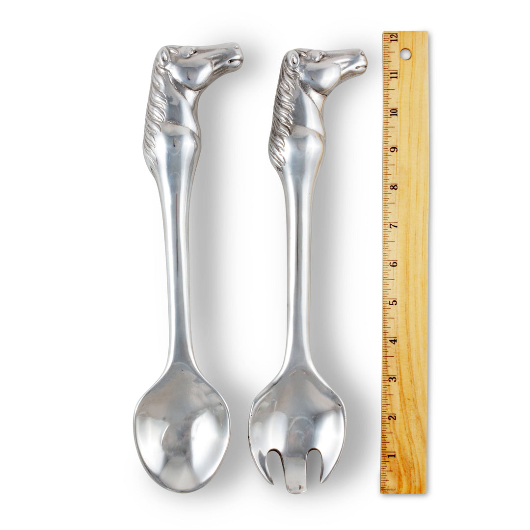 Equestrian Horse Serving Set – Handcrafted Elegance for the Equestrian Home or Trainer Gift