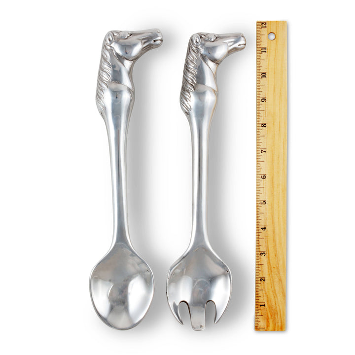 Equestrian Horse Serving Set – Handcrafted Elegance for the Equestrian Home or Trainer Gift