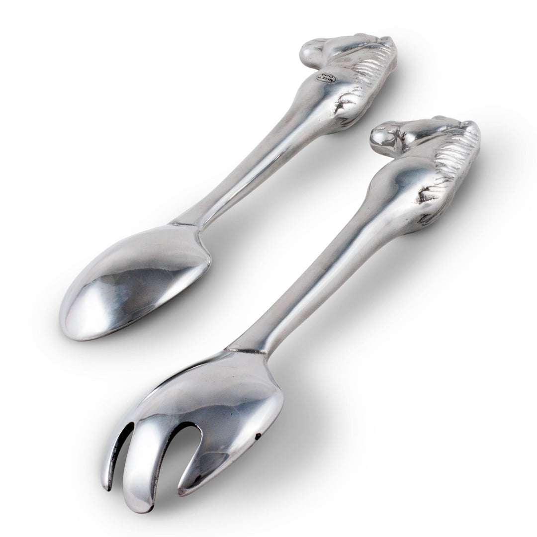 Equestrian Horse Serving Set – Handcrafted Elegance for the Equestrian Home or Trainer Gift