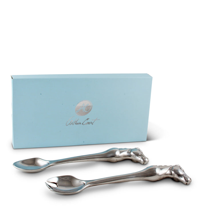 Equestrian Horse Serving Set – Handcrafted Elegance for the Equestrian Home or Trainer Gift