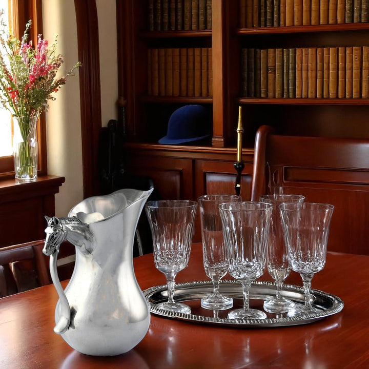 Equestrian Horse Head Pitcher – Elegant Equestrian Gift & Entertaining Essential
