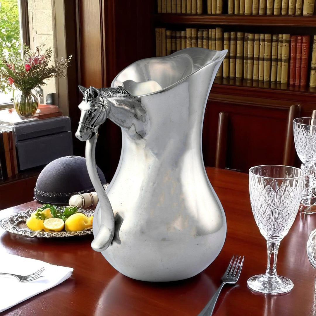 Equestrian Horse Head Pitcher – Elegant Equestrian Gift & Entertaining Essential