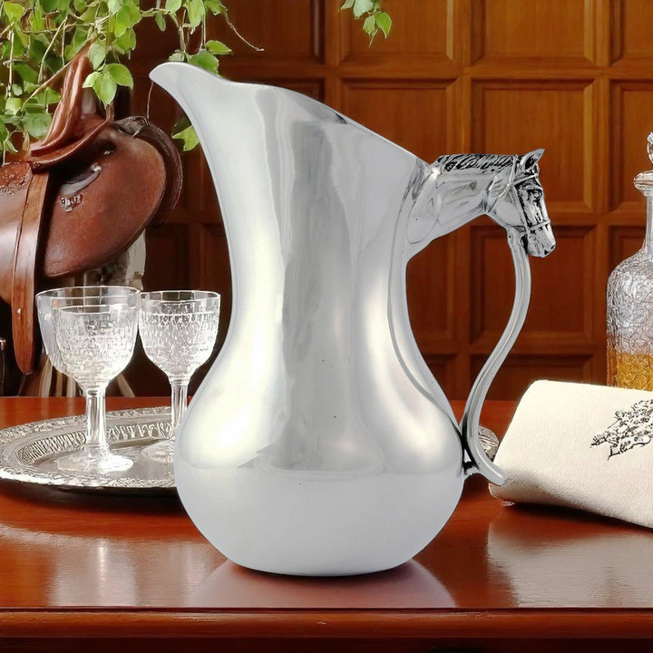 Equestrian Horse Head Pitcher – Elegant Equestrian Gift & Entertaining Essential