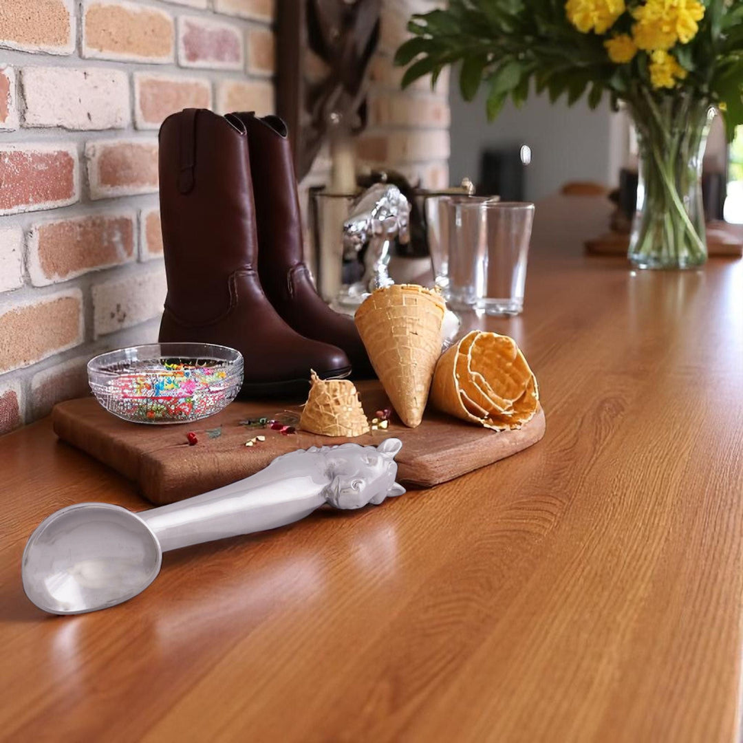 Equestrian Horse Ice Cream Scoop – Elegant Kitchen Gift for Horse Lovers