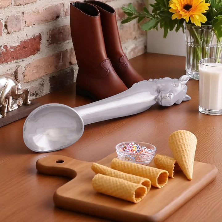 Equestrian Horse Ice Cream Scoop – Elegant Kitchen Gift for Horse Lovers