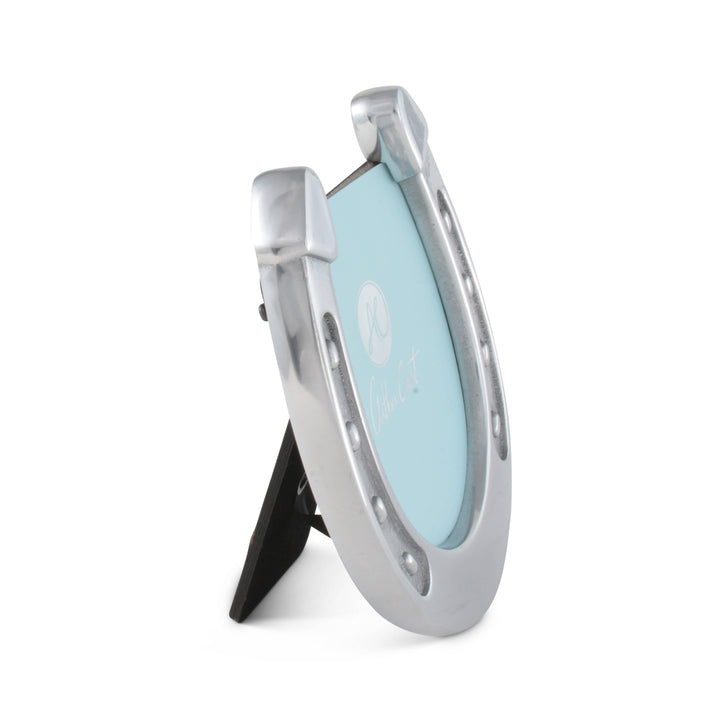 Equestrian Horseshoe Photo Frame – Elegant Keepsake Gift for Horse Lovers