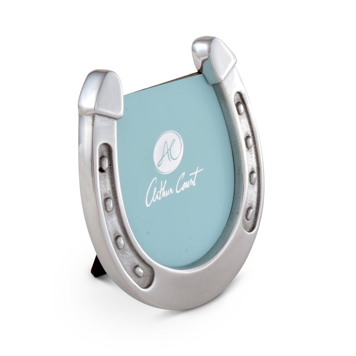 Equestrian Horseshoe Photo Frame – Elegant Keepsake Gift for Horse Lovers