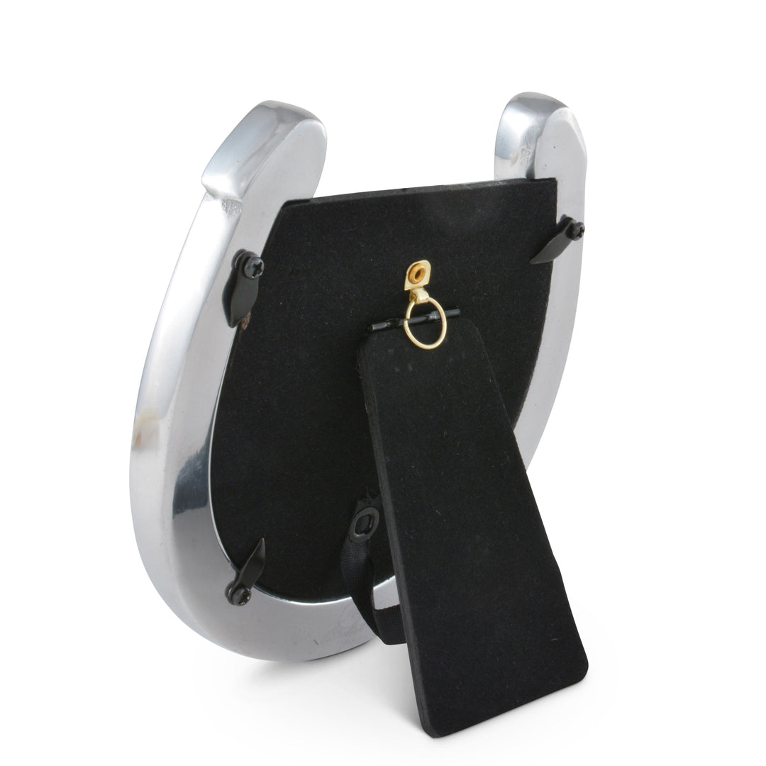 Equestrian Horseshoe Photo Frame – Elegant Keepsake Gift for Horse Lovers
