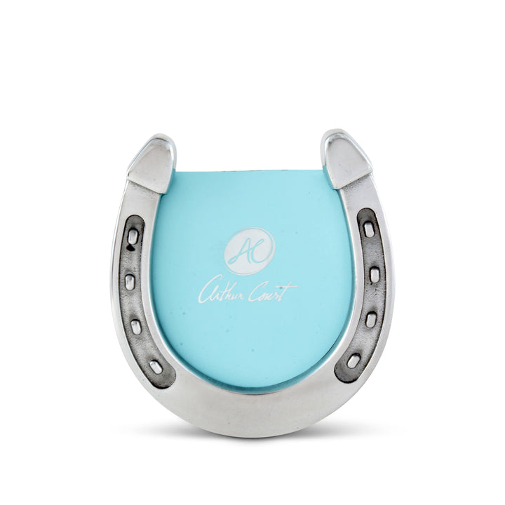 Equestrian Horseshoe Photo Frame – Elegant Keepsake Gift for Horse Lovers