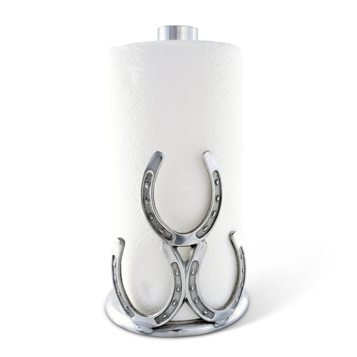 Equestrian Horseshoe Towel Holder – Elegant Home Accent for Horse Lovers