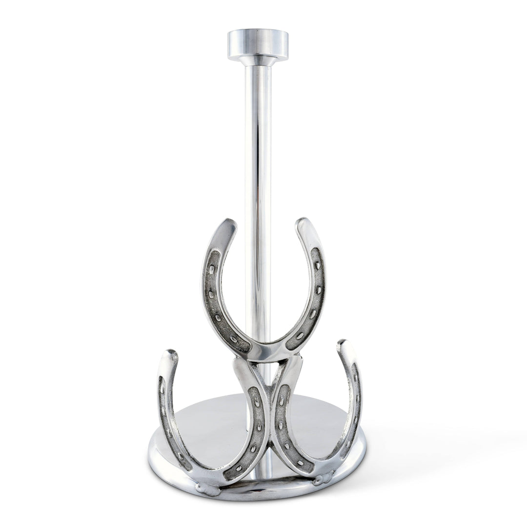 Equestrian Horseshoe Towel Holder – Elegant Home Accent for Horse Lovers