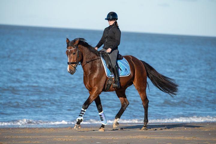 Azurine Saddle Pad Set