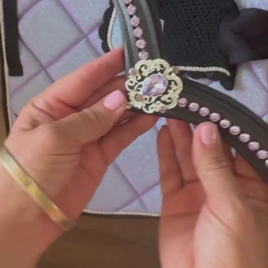 Lavender Ultra Bling Horse Browband