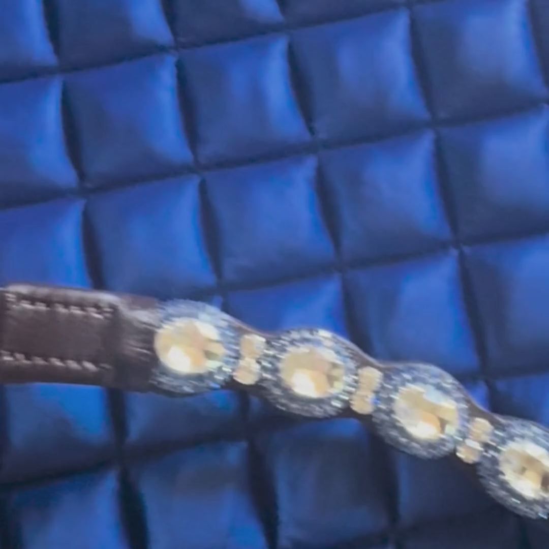 Majorelle Blue Ultra Bling Browband