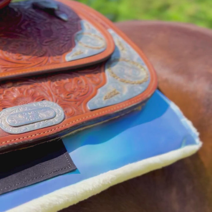 Azurine Western Saddle Pad