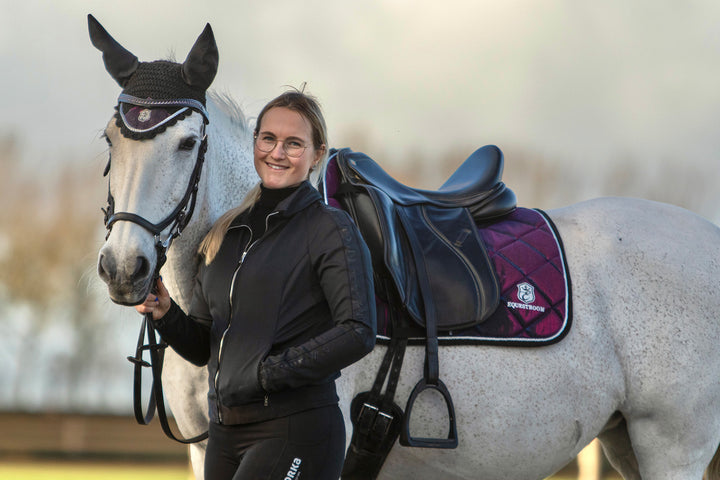 Ultraviolet Saddle Pad Set