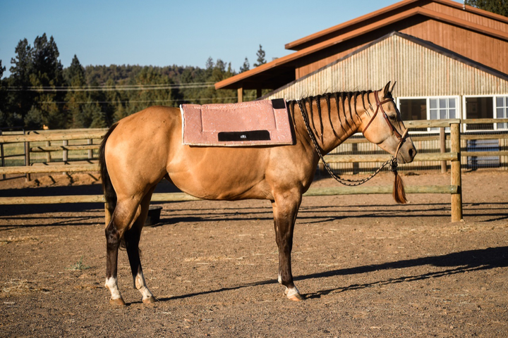 Rose Quartz Western Saddle Pad