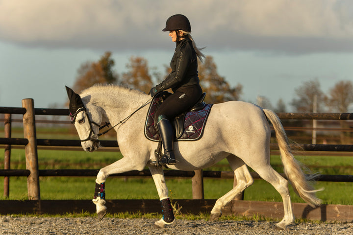 Ultraviolet Saddle Pad Set