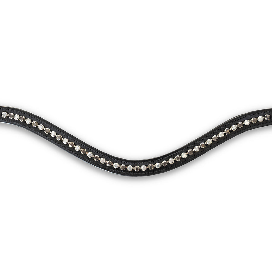 Norton Pro Browband Strass Black Silver