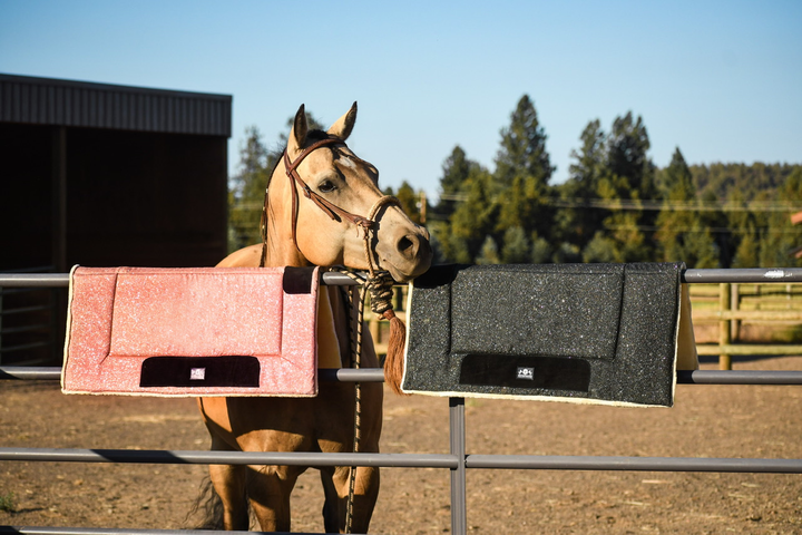 Rose Quartz Western Saddle Pad