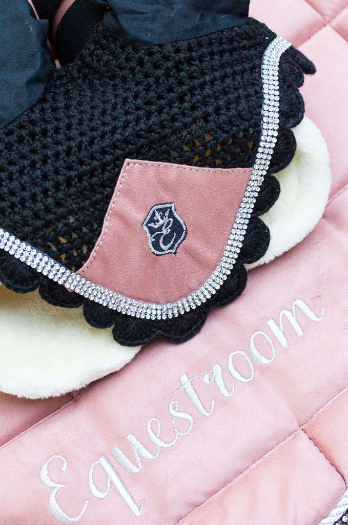 Powder Pink Suede Fly Hat