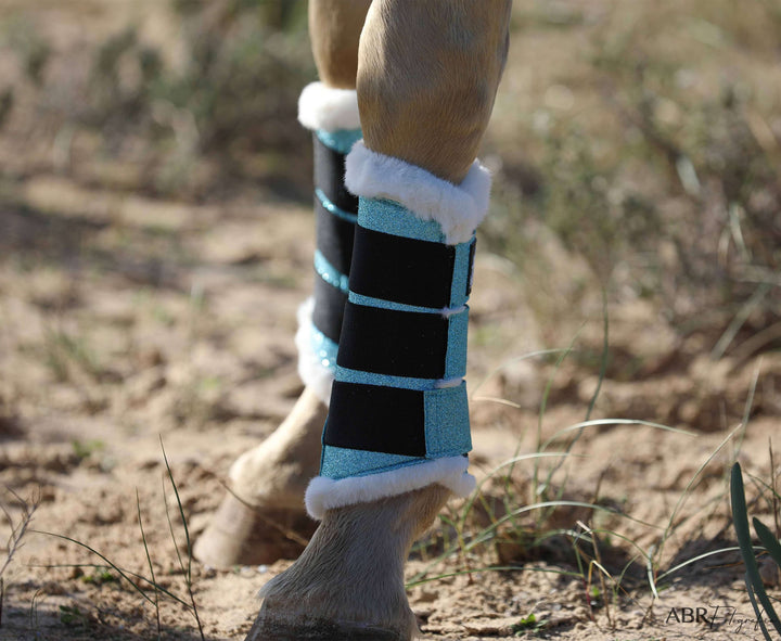 Baby Blue Brushing Boots