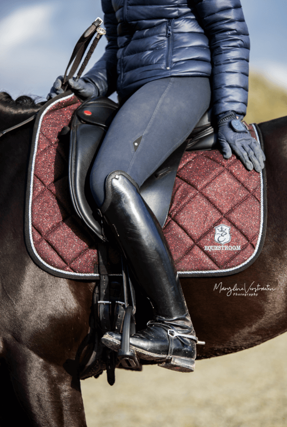 Burgundy Saddle Pad