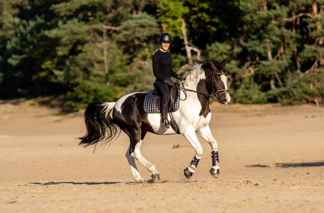 Spaceship Grey Saddle Pad Set