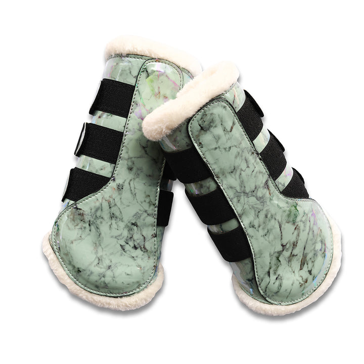 Marble Mint Brushing Boots