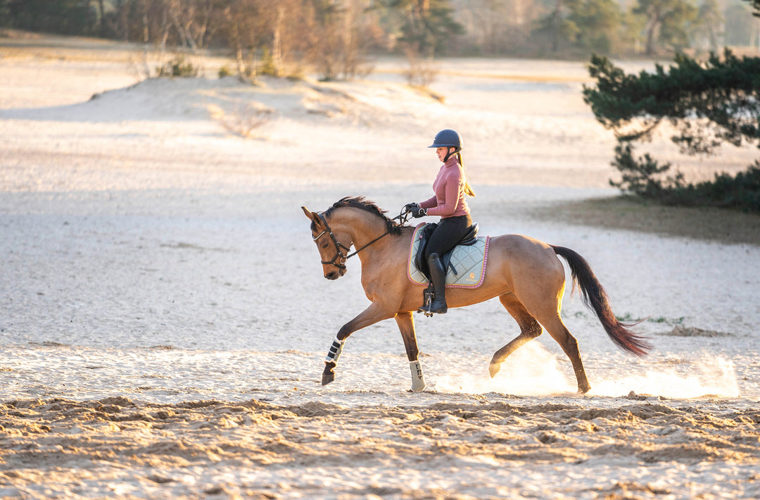 Teaparty Green Saddle Pad (Limited Edition)
