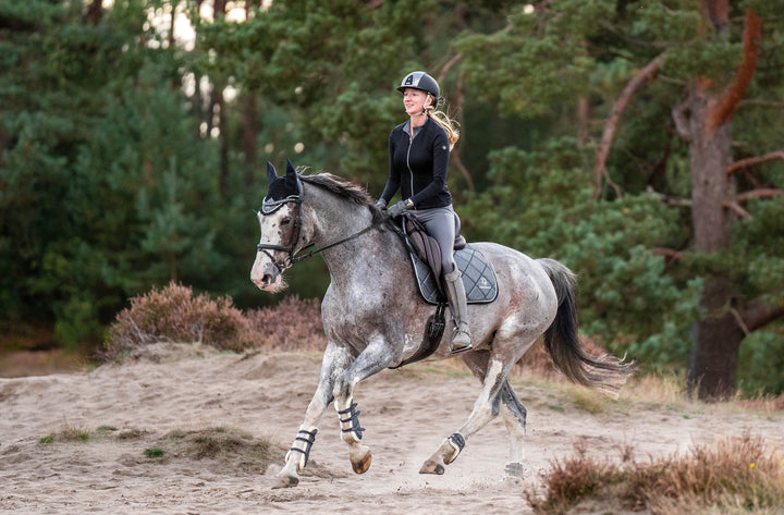 Stardust Grey Saddle Pad Set