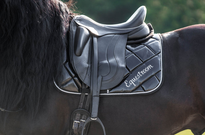 Black Ink Saddle Pad Set