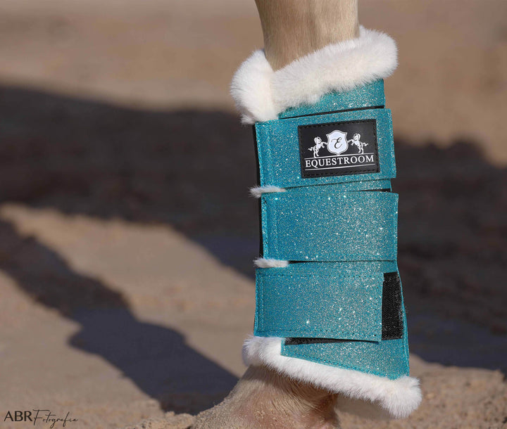 Baby Blue Brushing Boots