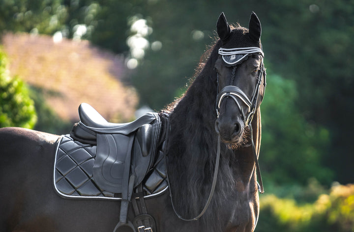 Black Ink Saddle Pad Set